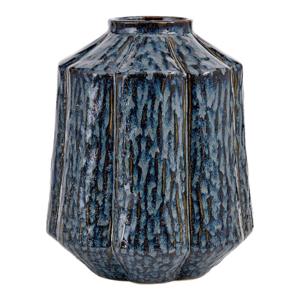 VASO CERAMICA CM.22x22x25 BLU